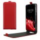 Husa Samsung Galaxy A55 5G, Rosu, Piele ecologica/Silicon, KWM000021OP003C