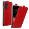 Husa Samsung Galaxy A55 5G, Rosu, Piele ecologica/Silicon, KWM000021OP003C