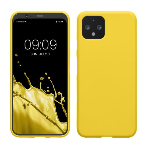 Husa Google Pixel 4, Galben, Silicon, KWM000010ON016C