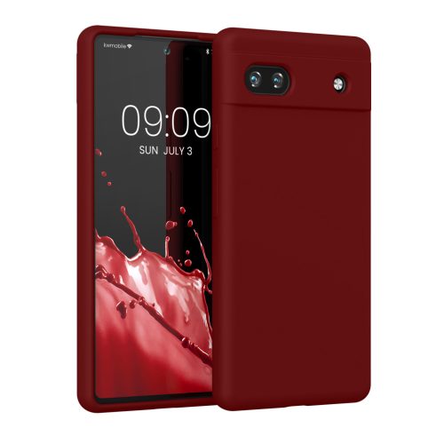 Husa Google Pixel 6a, Rosu, Silicon, KWM000015FZ060C