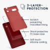 Husa Google Pixel 6a, Rosu, Silicon, KWM000015FZ060C