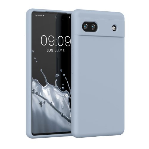 Husa Google Pixel 6a, Albastru deschis, Silicon, KWM000015FZ061C