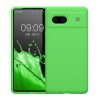 Husa Google Pixel 7a, Verde, Silicon, KWM000019YE051C