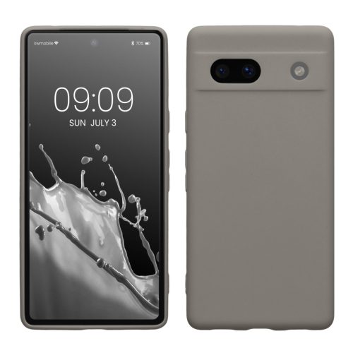 Husa Google Pixel 7a, Bej, Silicon, KWM000019YF043C