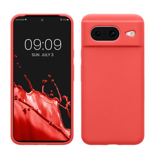 Husa Google Pixel 8, Rosu, Silicon, KWM000020JF035C