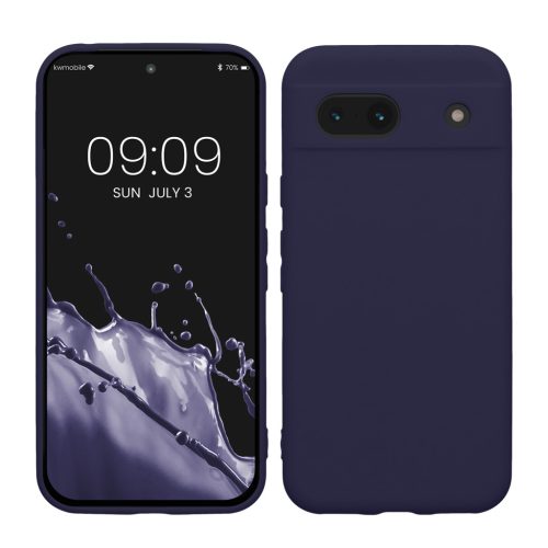 Husa Google Pixel 8a, Albastru inchis, Silicon, KWM000020KU028C