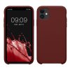 Husa Apple iPhone 11, Rosu inchis, Silicon, KWM000010EY113C