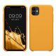 Husa Apple iPhone 11, Portocaliu, Silicon, KWM000010EY114C