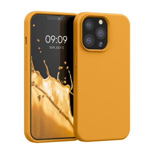 Husa Apple iPhone 13 Pro, Portocaliu, Silicon, KWM000013OX050C
