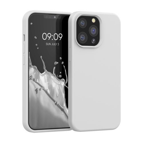Husa Apple iPhone 13 Pro, Alb, Silicon, KWM000013OX051C