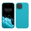 Husa Apple iPhone 15, Albastru deschis, Silicon, KWM000020CA016C