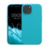 Husa Apple iPhone 15, Albastru deschis, Silicon, KWM000020CA016C