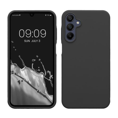 Husa Samsung Galaxy A15 5G, Gri inchis, Silicon, KWM000021MF027C