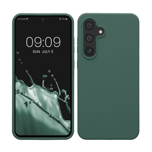 Husa Samsung Galaxy S24 FE, Verde, Silicon, KWM000021WA009C