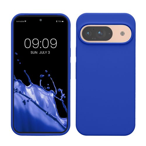 Husa Google Pixel 9/Pixel 9 Pro, Albastru, Silicon, KWM000020PI022C