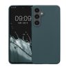 Husa Samsung Galaxy S24 FE, Verde inchis, Silicon, KWM000021WC005C