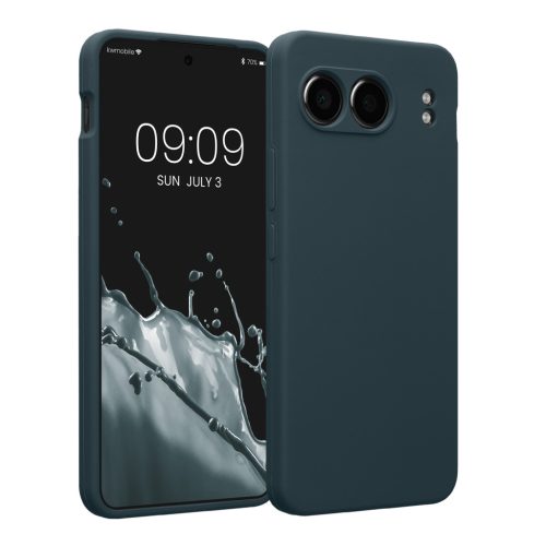 Husa OnePlus Nord 4, Verde inchis, Silicon, KWM000022VH003C