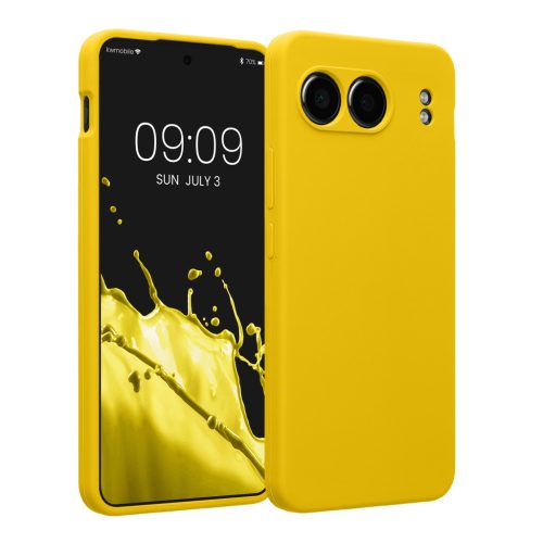 Husa OnePlus Nord 4, Galben, Silicon, KWM000022VH004C