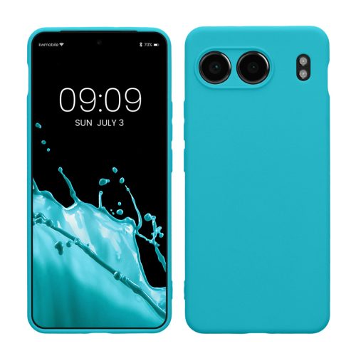 Husa OnePlus Nord 4, Albastru deschis, Silicon, KWM000022VI008C