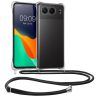 Husa cu jnur OnePlus Nord 4, Transparent/Negru, Silicon, KWM000022VN001C
