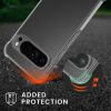 Husa cu jnur Google Pixel 9 Pro XL, Transparent/Negru, Silicon, KWM000020QP001C