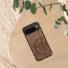 Husa Google Pixel 9 Pro XL, Maro, Lemn/Silicon, KWM000020QT001C
