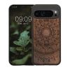 Husa Google Pixel 9 Pro XL, Maro, Lemn/Silicon, KWM000020QT003C