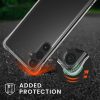 Husa cu jnur Samsung Galaxy S24 FE, Transparent/Negru, Silicon, KWM000021WL001C