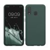 Husa Samsung Galaxy A40, Verde inchis, Silicon, KWM000009ZX035C