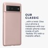 Husa Google Pixel 6, Crem, Silicon, KWM000013MC018C
