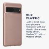 Husa Google Pixel 7, Crem, Silicon, KWM000017QR011C