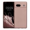 Husa Google Pixel 7a, Crem, Silicon, KWM000019YG014C
