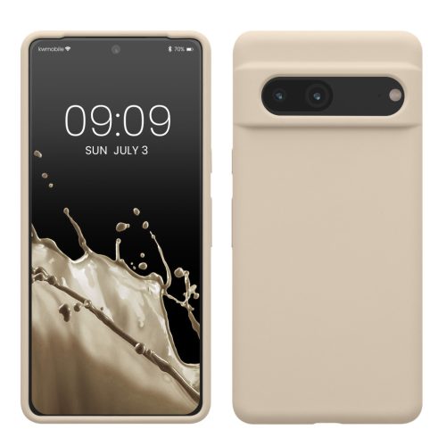 Husa Google Pixel 7, Crem, Silicon, KWM0000171I059C