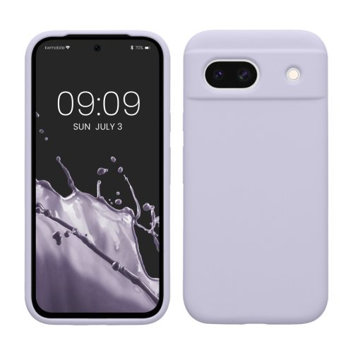 Husa Google Pixel 8a, Mov deschis, Silicon, KWM000020KQ055C