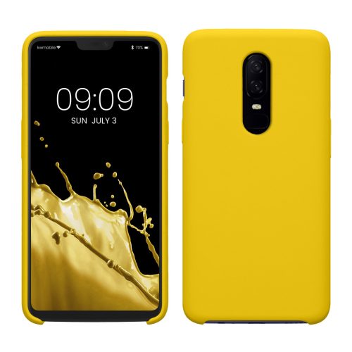 Husa OnePlus 6, Galben, Silicon, KWM0000099A034C