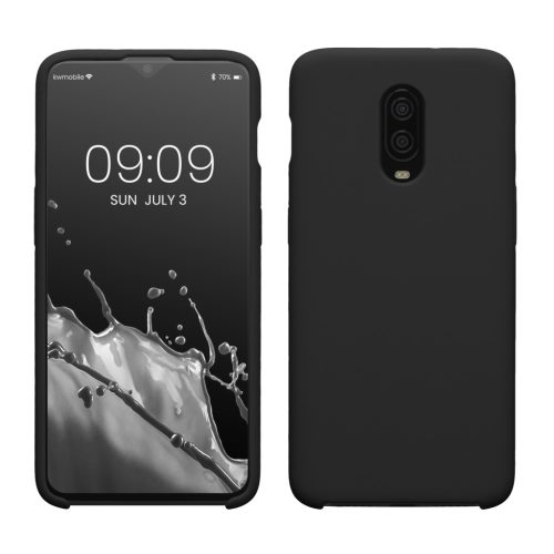 Husa OnePlus 6T, Negru, Silicon, KWM000009BL036C