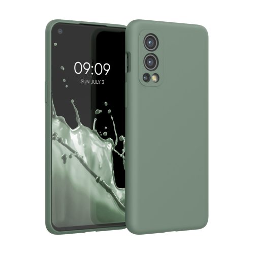 Husa OnePlus Nord 2 5G, Verde, Silicon, KWM000013UZ040C