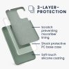 Husa OnePlus Nord 2 5G, Verde, Silicon, KWM000013UZ040C