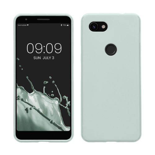 Husa Google Pixel 3a, Verde deschis, Silicon, KWM000009OS031C