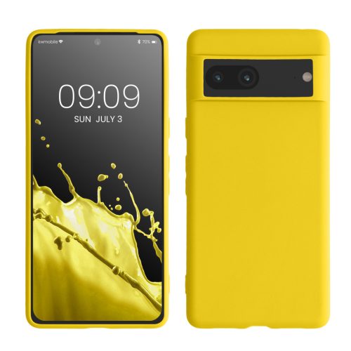 Husa Google Pixel 7, Galben, Silicon, KWM000016ZL025C