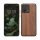 Husa Motorola Moto G84, Maro, Lemn/Silicon, KWM000022VT001C
