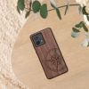 Husa Motorola Moto G84, Maro, Lemn/Silicon, KWM000022VU001C