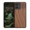 Husa Motorola Moto G54, Maro, Lemn/Silicon, KWM000022VV001C