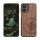 Husa Motorola Moto G54, Maro, Lemn/Silicon, KWM000022VW001C