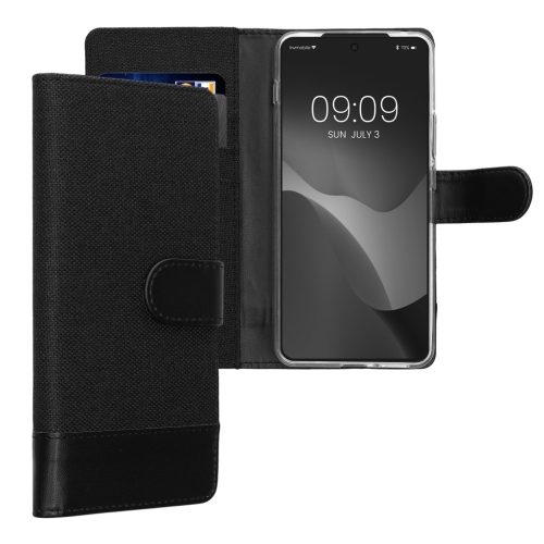 Husa Motorola ThinkPhone, Negru, Textil/Silicon, KWM000022VX001C