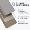 Husa Apple iPhone 5/iPhone 5s/iPhone SE, Bej, Silicon, KWM000008GO105C