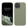 Husa Apple iPhone 15, Verde deschis, Silicon, KWM000020CA019C