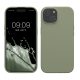 Husa Apple iPhone 15, Verde deschis, Silicon, KWM000020CA019C