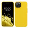 Husa Apple iPhone 15, Galben, Silicon, KWM000020CE005C