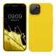 Husa Apple iPhone 15, Galben, Silicon, KWM000020CE005C